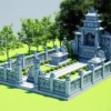 Phối cảnh khu lăng mộ - PC13